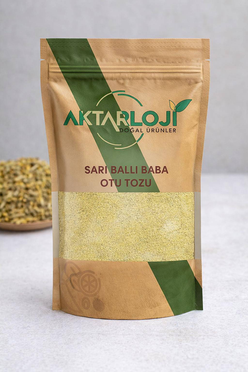 Sarı Ballı Baba Otu Tozu / Yeni Öğütülmüş - 4