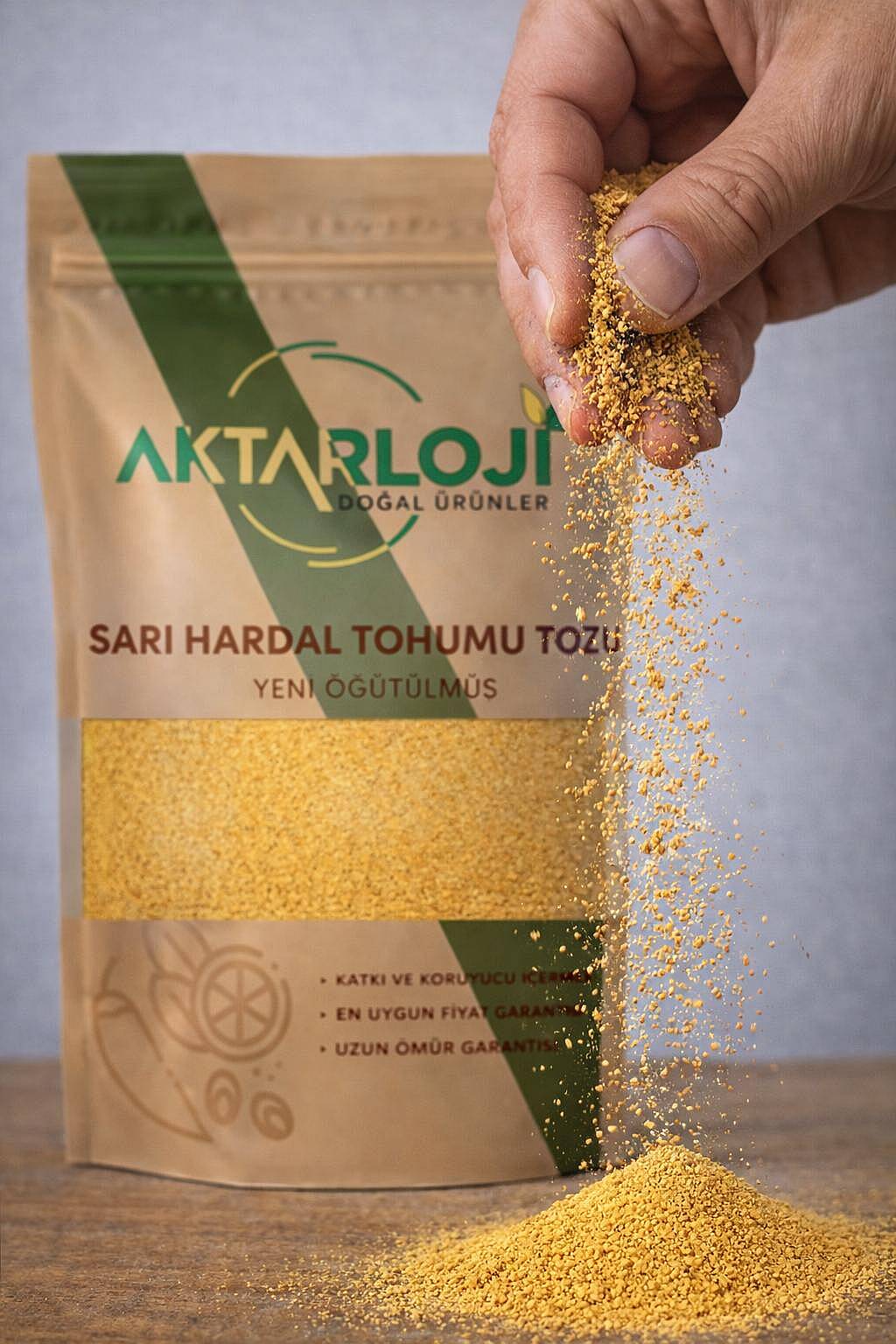 Sarı Hardal Tohumu Tozu / Yeni Öğütülmüş - 2