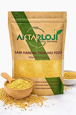 Sarı Hardal Tohumu Tozu / Yeni Öğütülmüş - 3