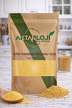 Sarı Hardal Tohumu Tozu / Yeni Öğütülmüş - 5