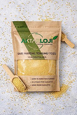 Sarı Hardal Tohumu Tozu / Yeni Öğütülmüş - 6