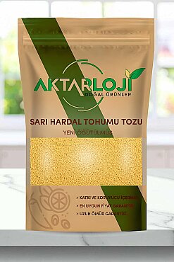 Sarı Hardal Tohumu Tozu / Yeni Öğütülmüş - 1