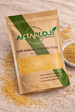 Sarı Hardal Tohumu Tozu / Yeni Öğütülmüş - 5