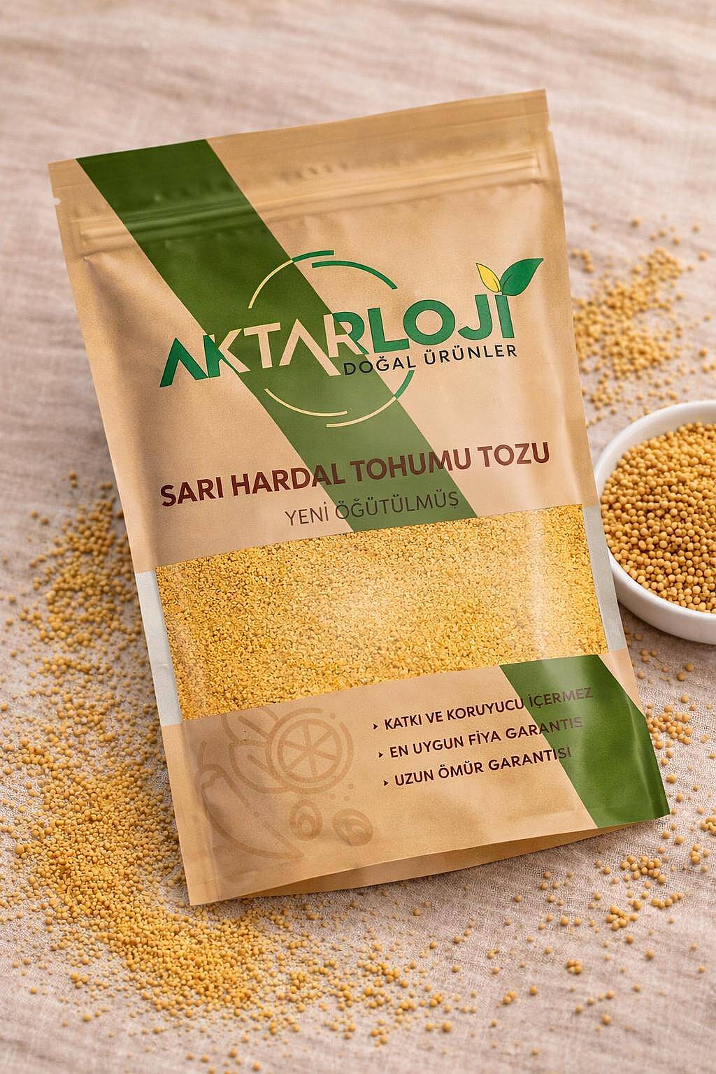 Sarı Hardal Tohumu Tozu / Yeni Öğütülmüş - 5