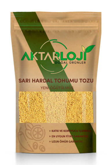 Sarı Hardal Tohumu Tozu / Yeni Öğütülmüş - 1