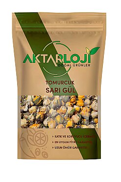 Sarı Renk Tomurcuk Gül Kurusu - 2