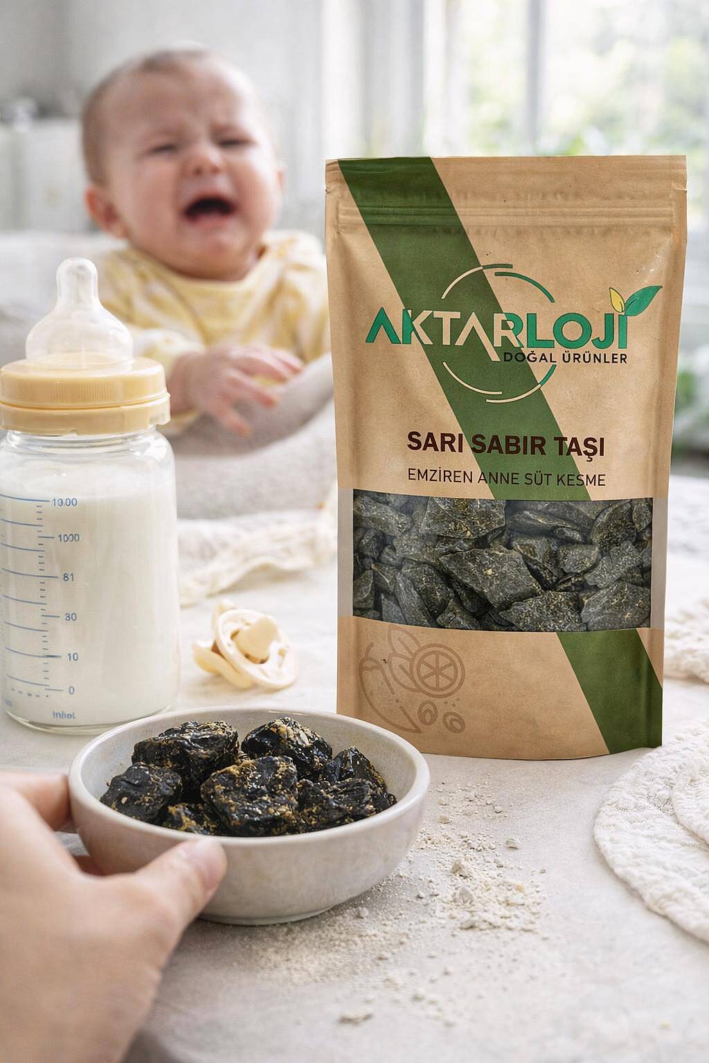 Sarı Sabır Taşı / Anne Sütü Kesme - 4