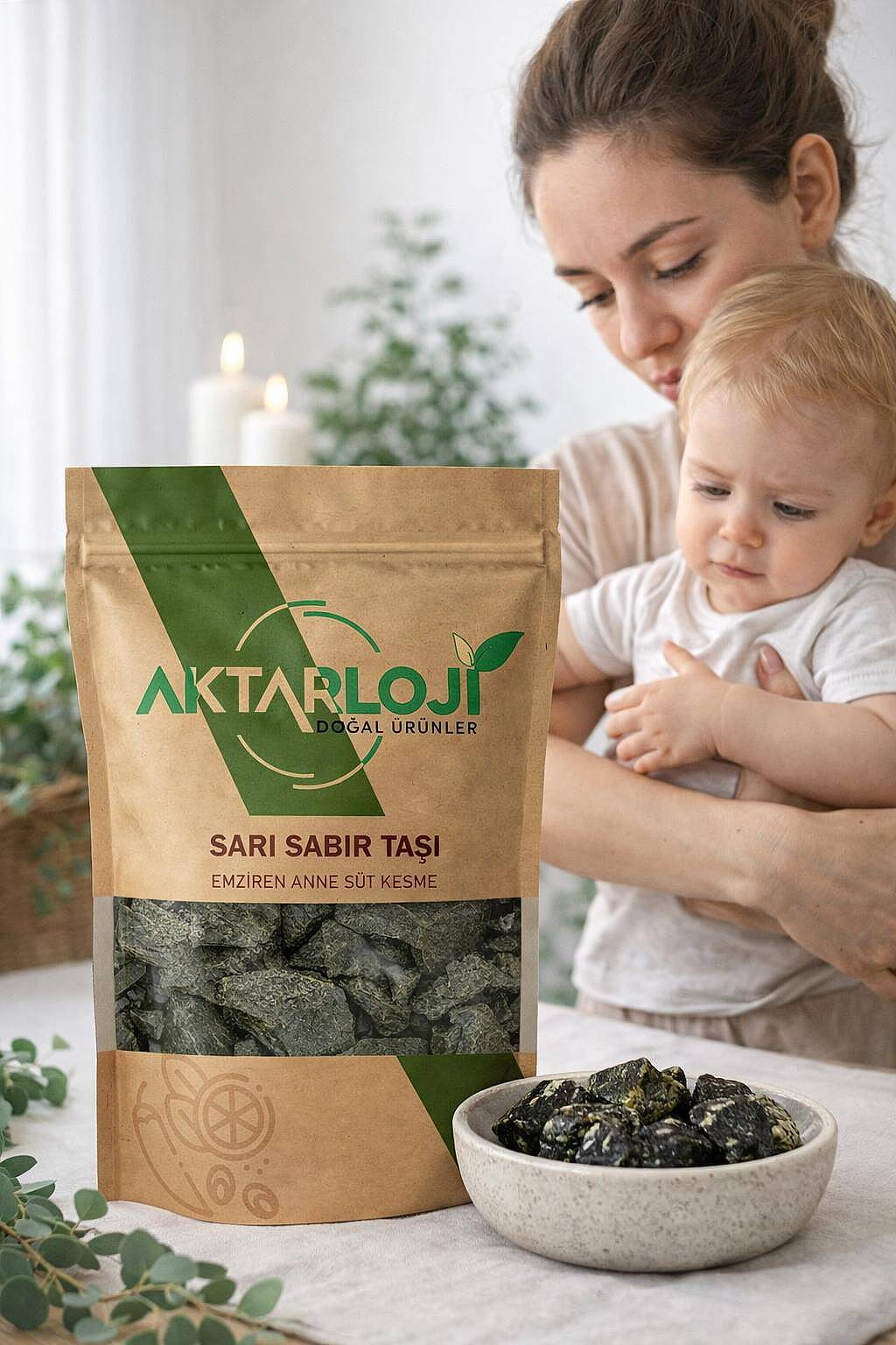 Sarı Sabır Taşı / Anne Sütü Kesme - 5