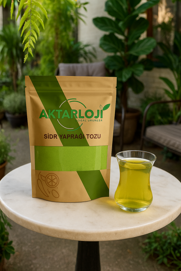 Sidr Yaprağı Tozu (Arabistan Kirazı Yaprağı) Sedr Yaprağı Yeni Öğütülmüş - 2