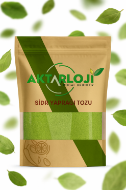 Sidr Yaprağı Tozu (Arabistan Kirazı Yaprağı) Sedr Yaprağı Yeni Öğütülmüş - 3