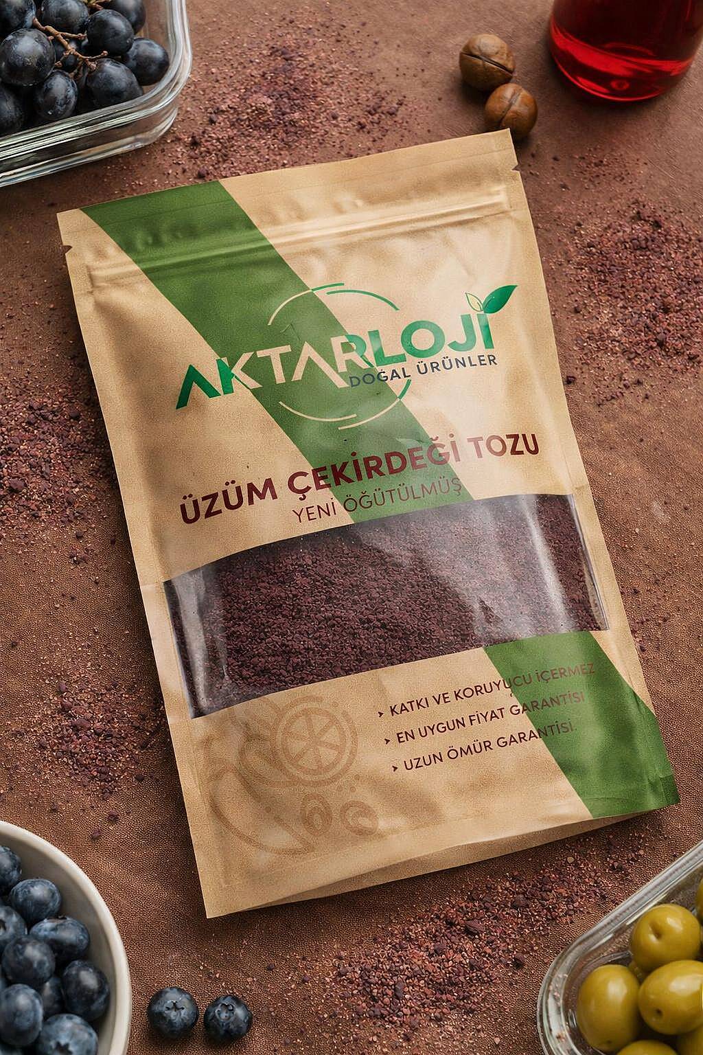 Siyah Üzüm Çekirdeği Tozu / Yeni Öğütülmüş - 4