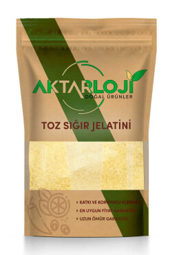 Toz Sığır Jelatin 240 Bloom - Aktarloji
