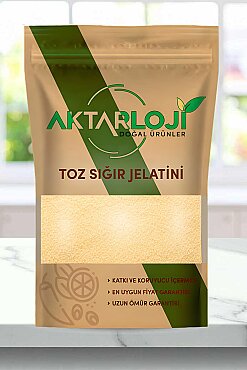 Toz Sığır Jelatin 240 Bloom - Aktarloji
