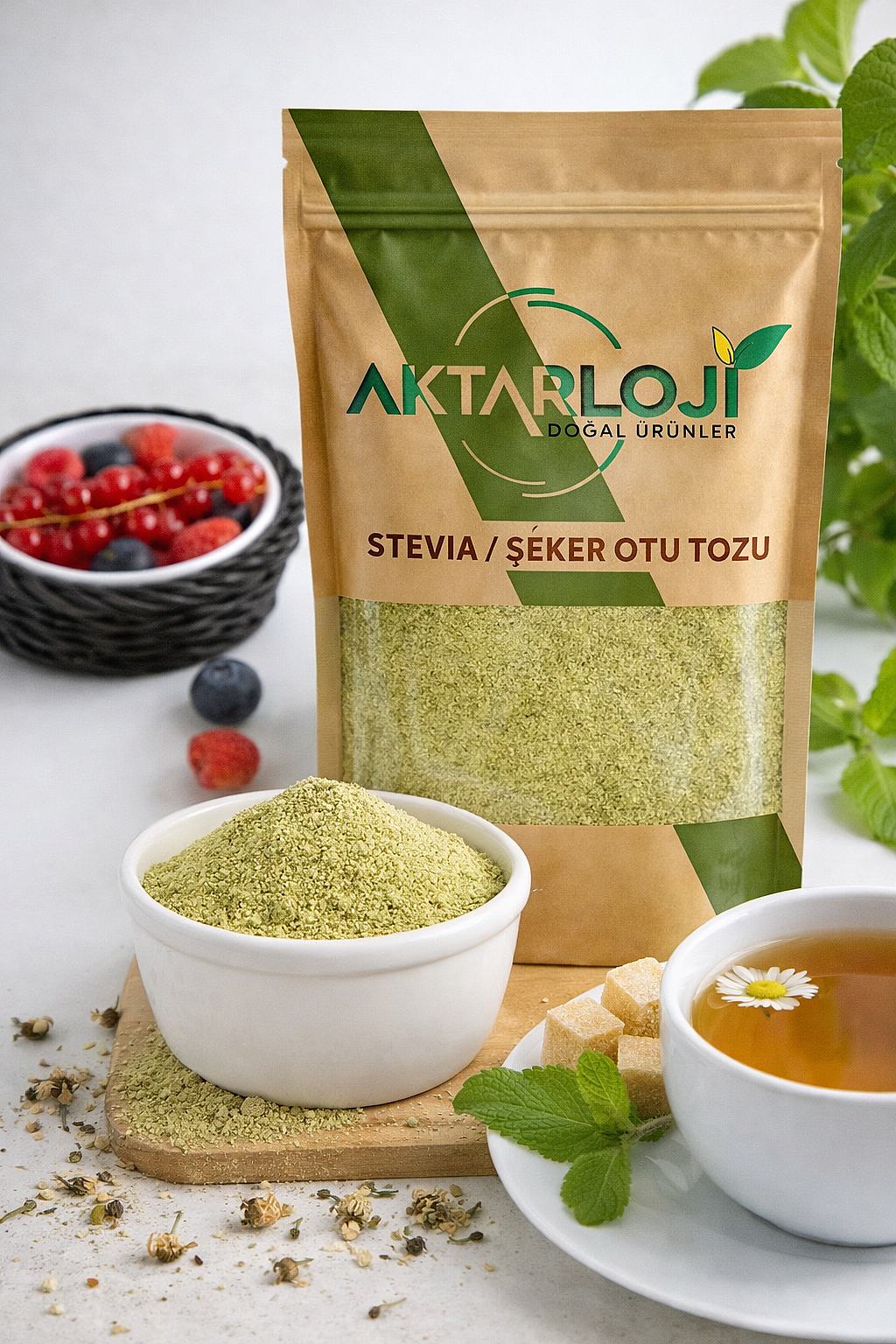 Toz Stevia Otu / Yeni Öğütülmüş - 2
